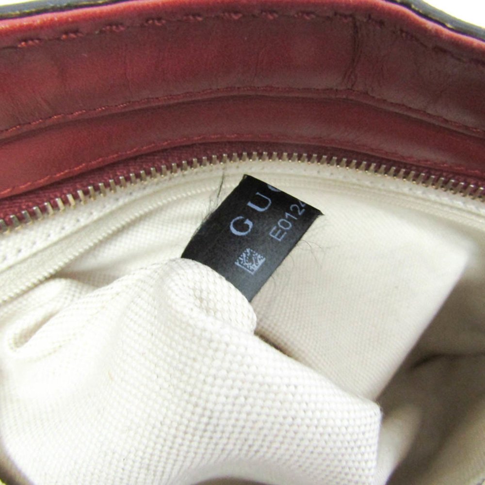 GUCCI Brown Leather Shoulder Bag - Picture 16 of 16